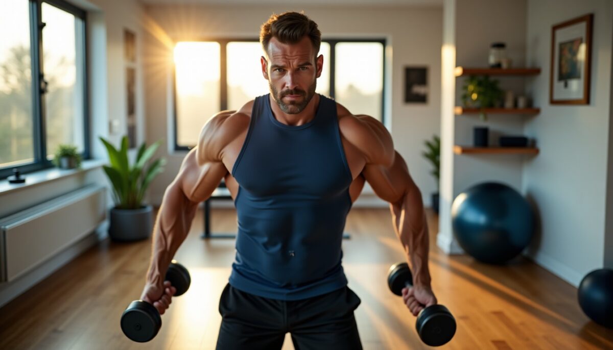 Renforcez vos pectoraux efficacement avec des haltères, sans besoin de banc